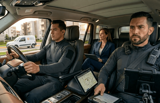 Protocolos de escolta para ejecutivos: ¿Cómo debe operar una protección personal profesional?